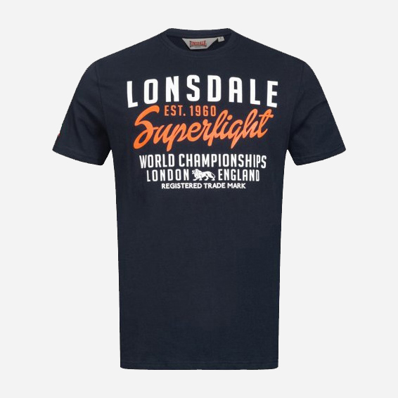 

Футболка Lonsdale Bredon 115068-3076 S Dark Navy