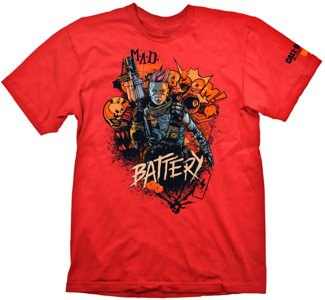 

Футболка Gaya COD "Black Ops 4 T-Shirt Battery Red" XL (GE6301XL)