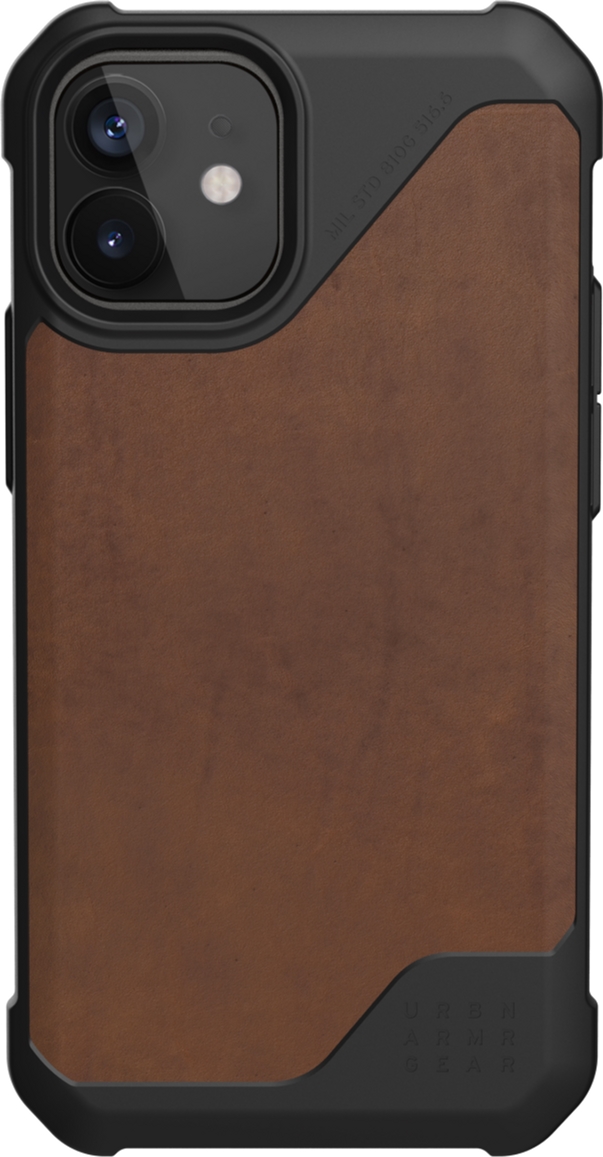 

Панель UAG Metropolis LT Leather для Apple iPhone 12 Mini Brown