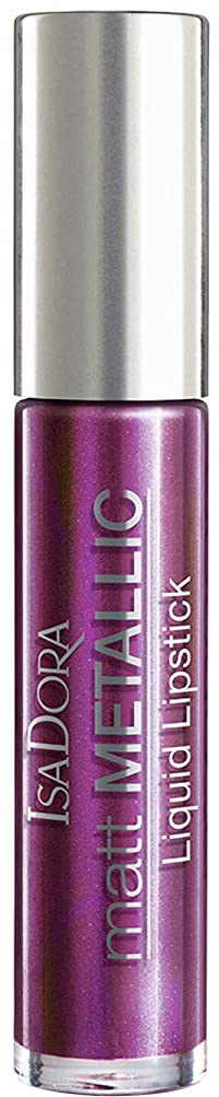 Акция на Помада для губ Isadora Perfect Matt Metallic Liquid Lipstick 84 purple power 7 мл (7317851218847) от Rozetka UA