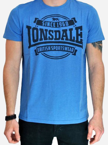 

Футболка Lonsdale NECTON 113767-3077 M Marl Blue
