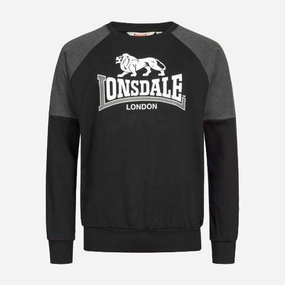 

Свитшот Lonsdale GROSVENOR 114068-1045 M Black/Marl Anthracite