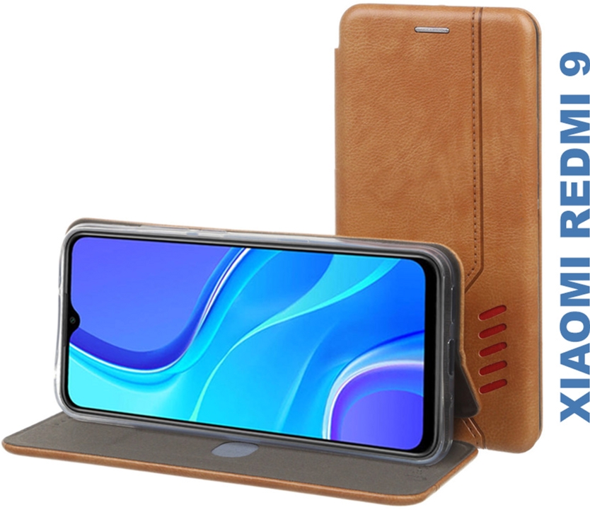 

Чехол-книжка BeCover Exclusive New Style для Xiaomi Redmi 9 Brown