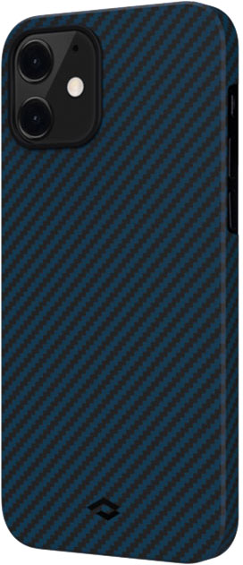 

Панель Pitaka MagEZ Case Twill для Apple iPhone 12 Black/Blue