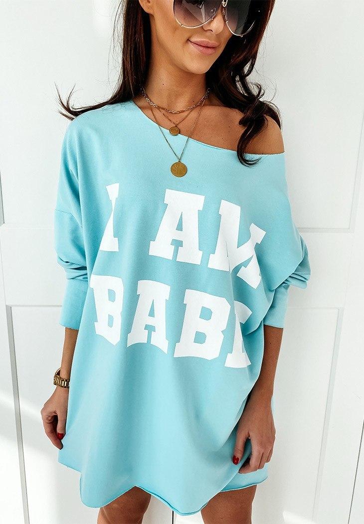 

Fashions • Платье туника спортивное Babe Fashions M (44-46) голубой