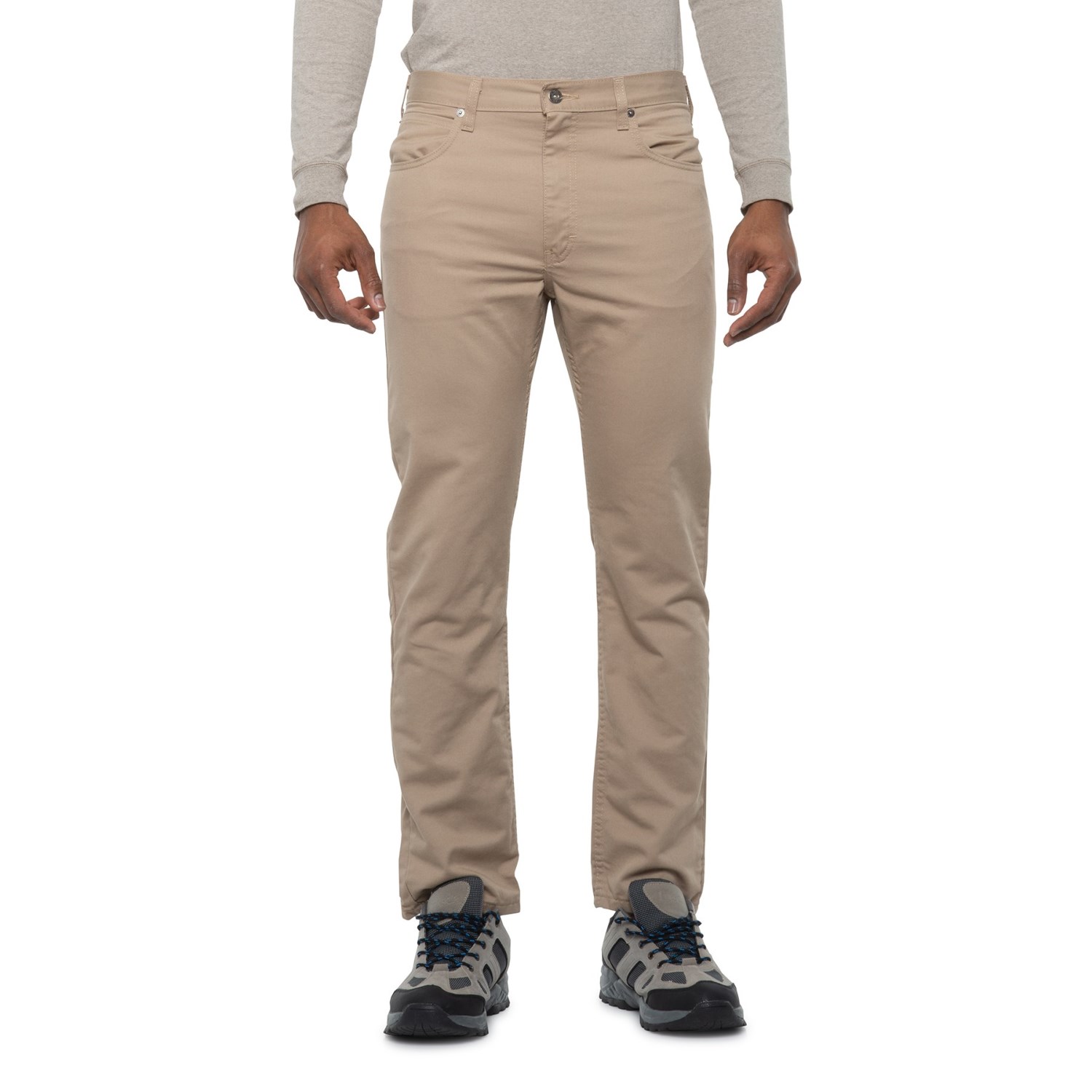 

Брюки Dickies Flex Twill Work - Slim Fit, Tapered Leg Stonewash Desert Khaki, 36W 32L