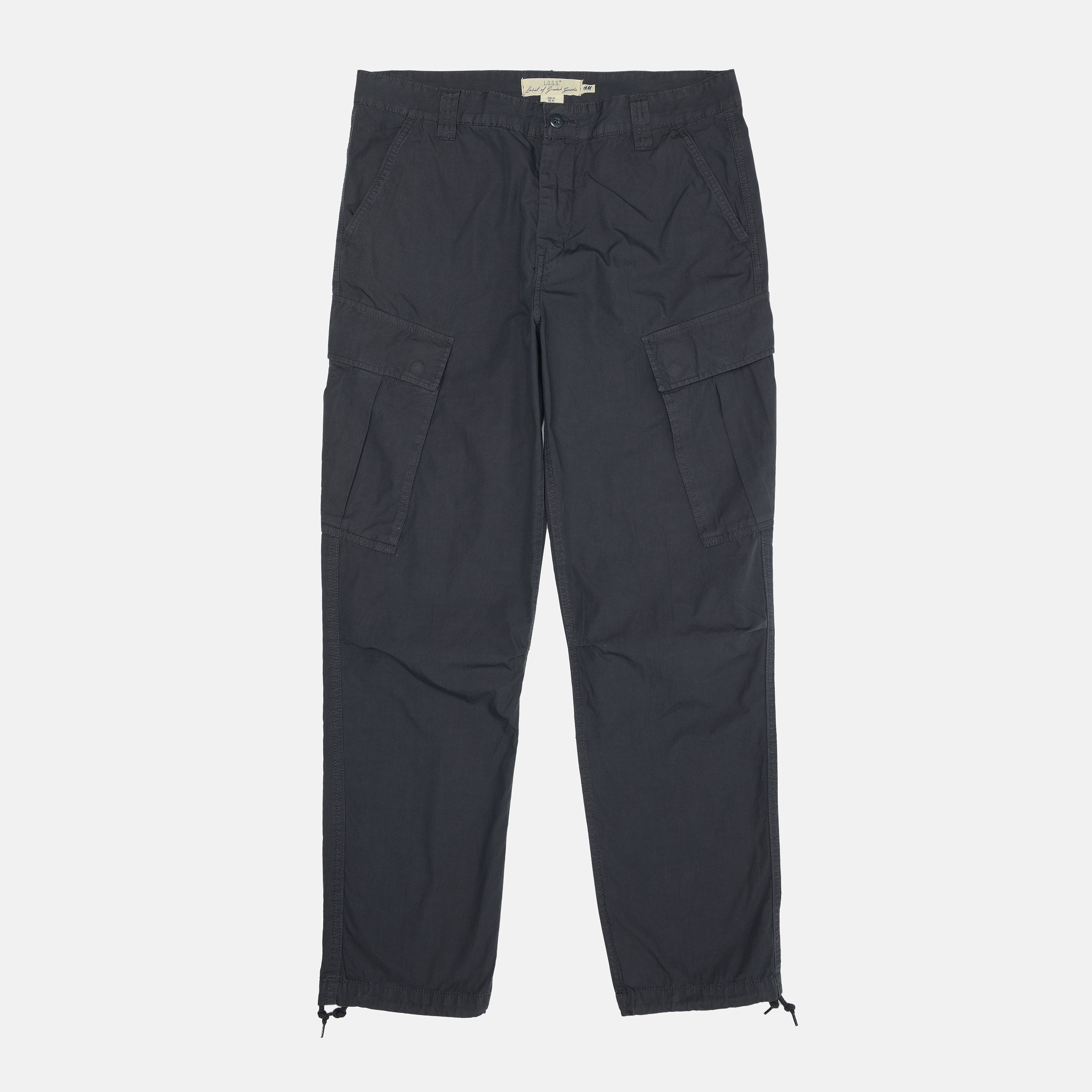 

Брюки H&M 1201-5500195 34 Темно-серые