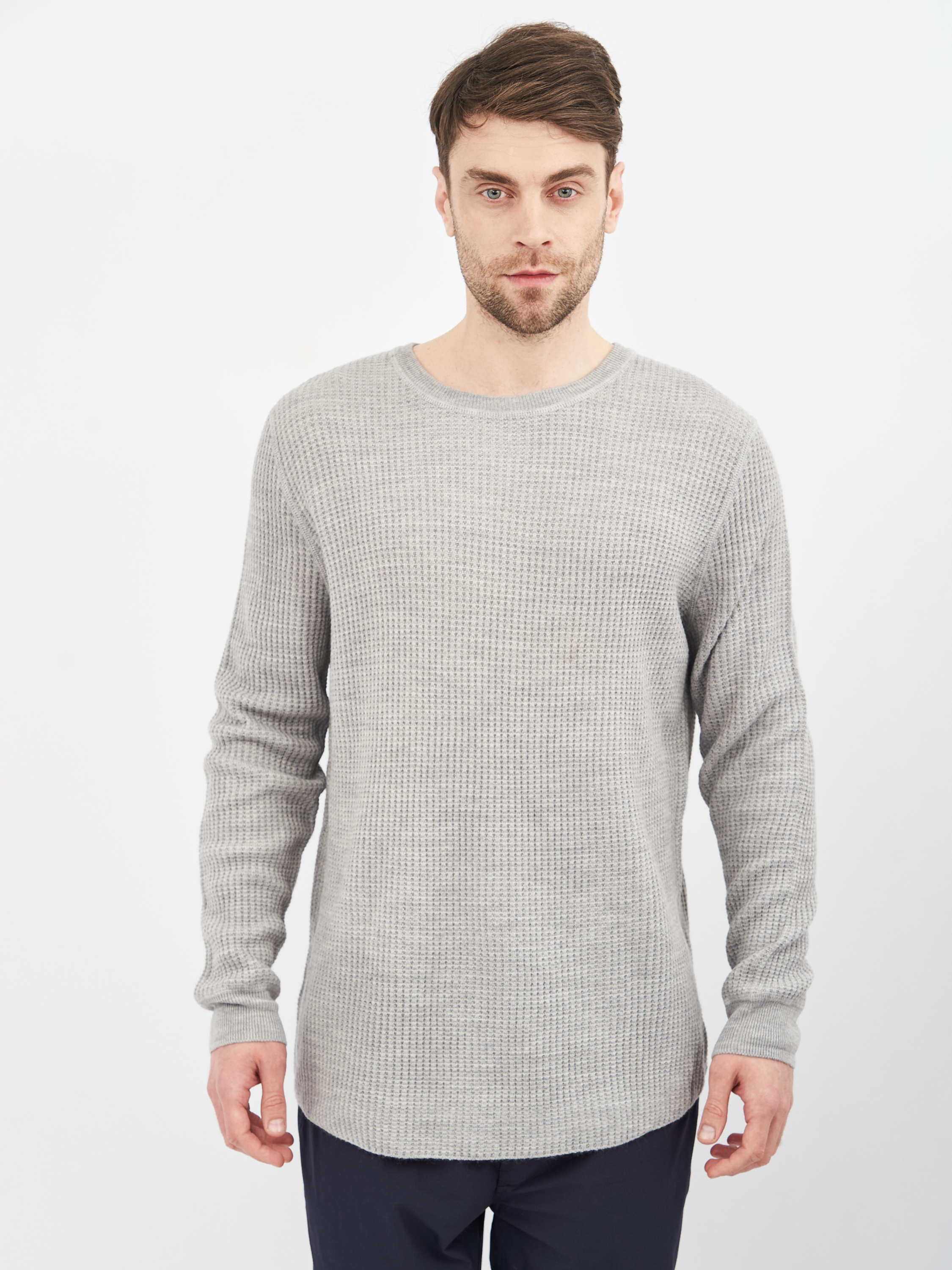 

Джемпер H& 403-1231235  Серый меланж, Джемпер H&M 403-1231235 M Серый меланж