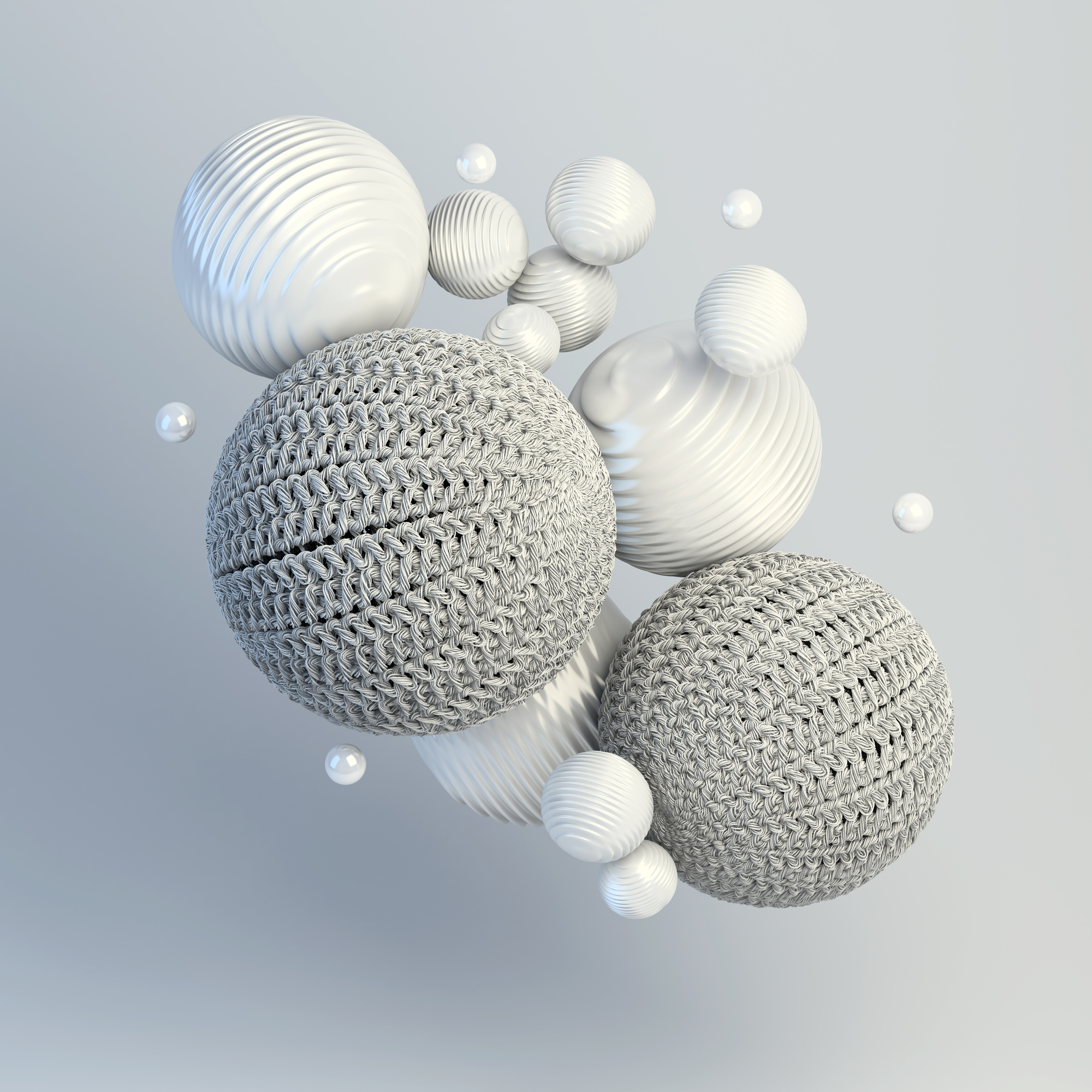 

Фотообои 3D 'Шары в воздухе' (3405) , Холст