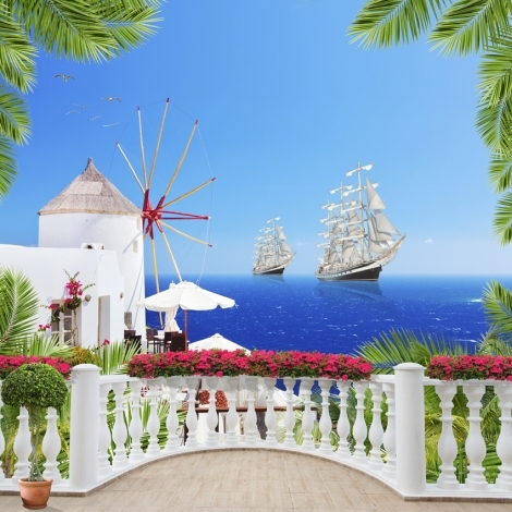 

Фотообои Фрески 'Корабли' (4894) , Холст
