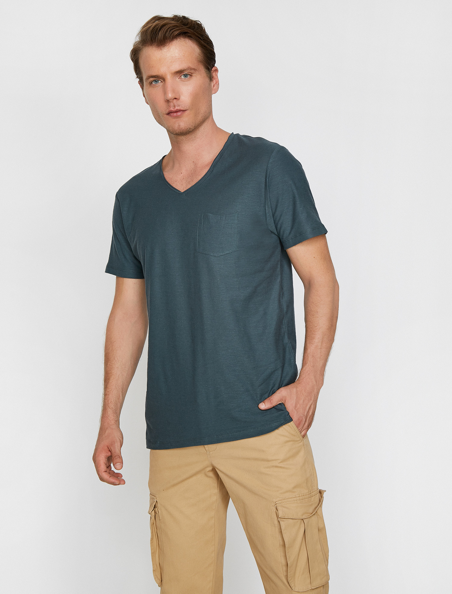 

Футболка Koton 0KAM12058LK-045 XL Antracite