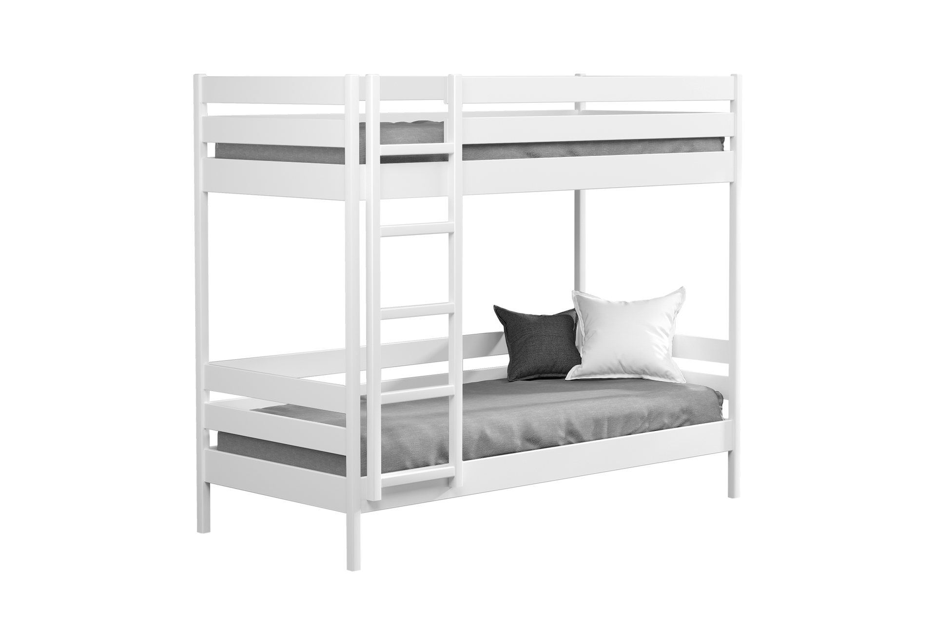 

Двухъярусная кровать Дуэт без ящиков Estella 80х200 107 - белый Масив 2Л25