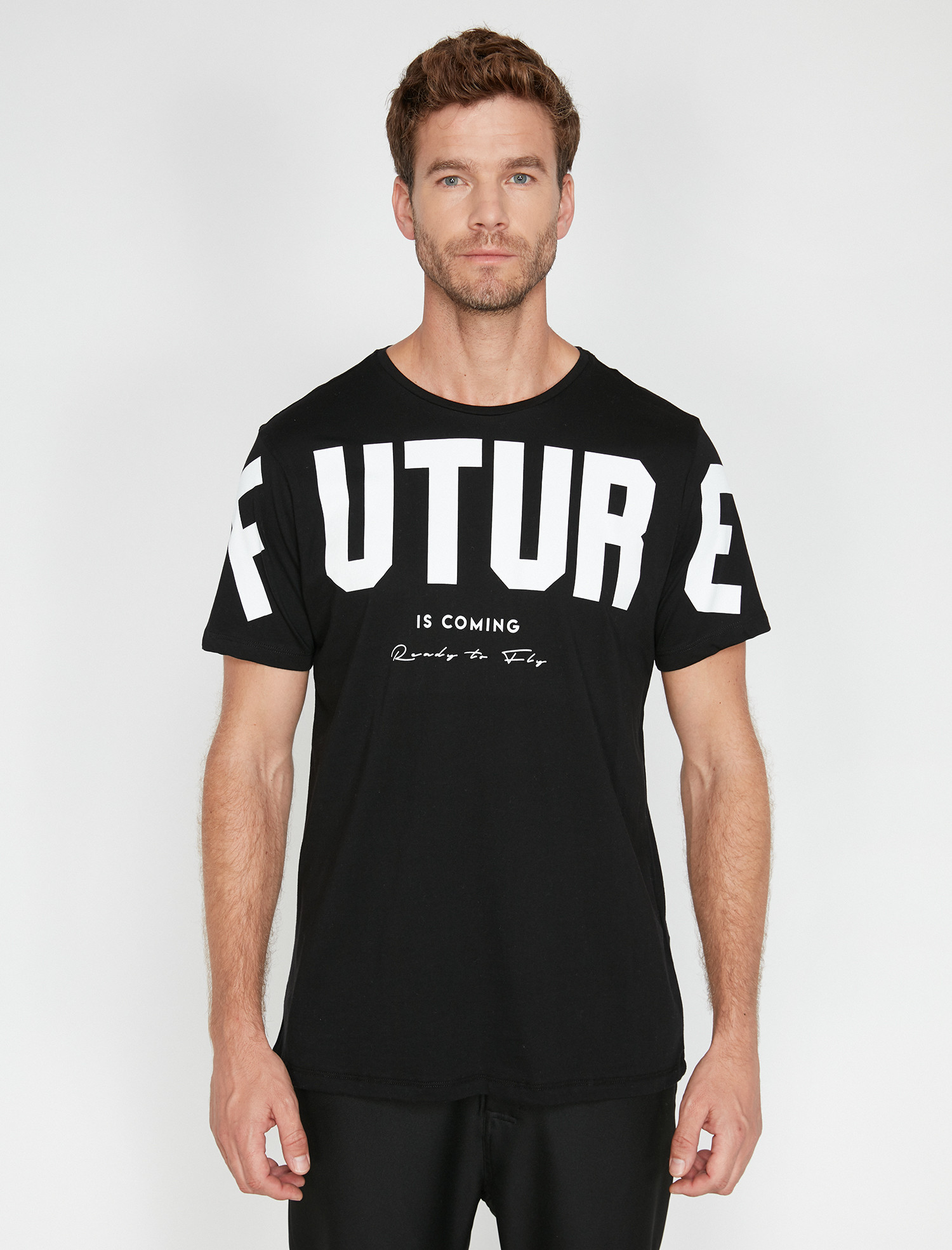 

Футболка Koton 0KAM14805OK-999 L Black