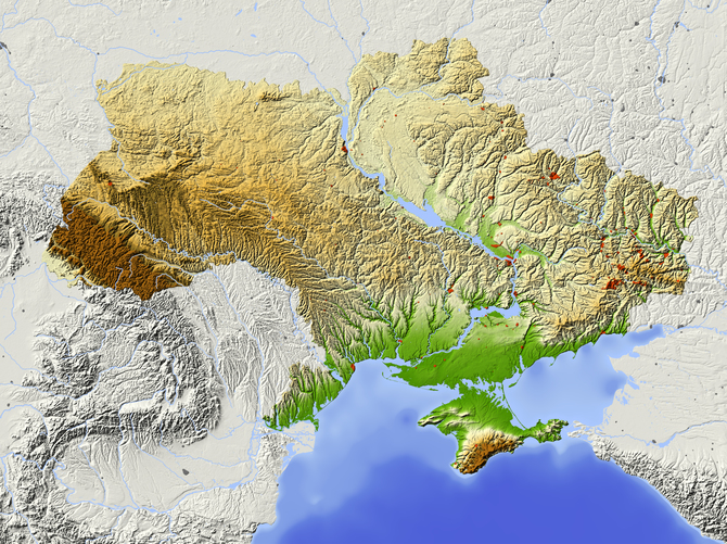 

Фотообои Карты 'Украина' (2959) , Мелкий песок