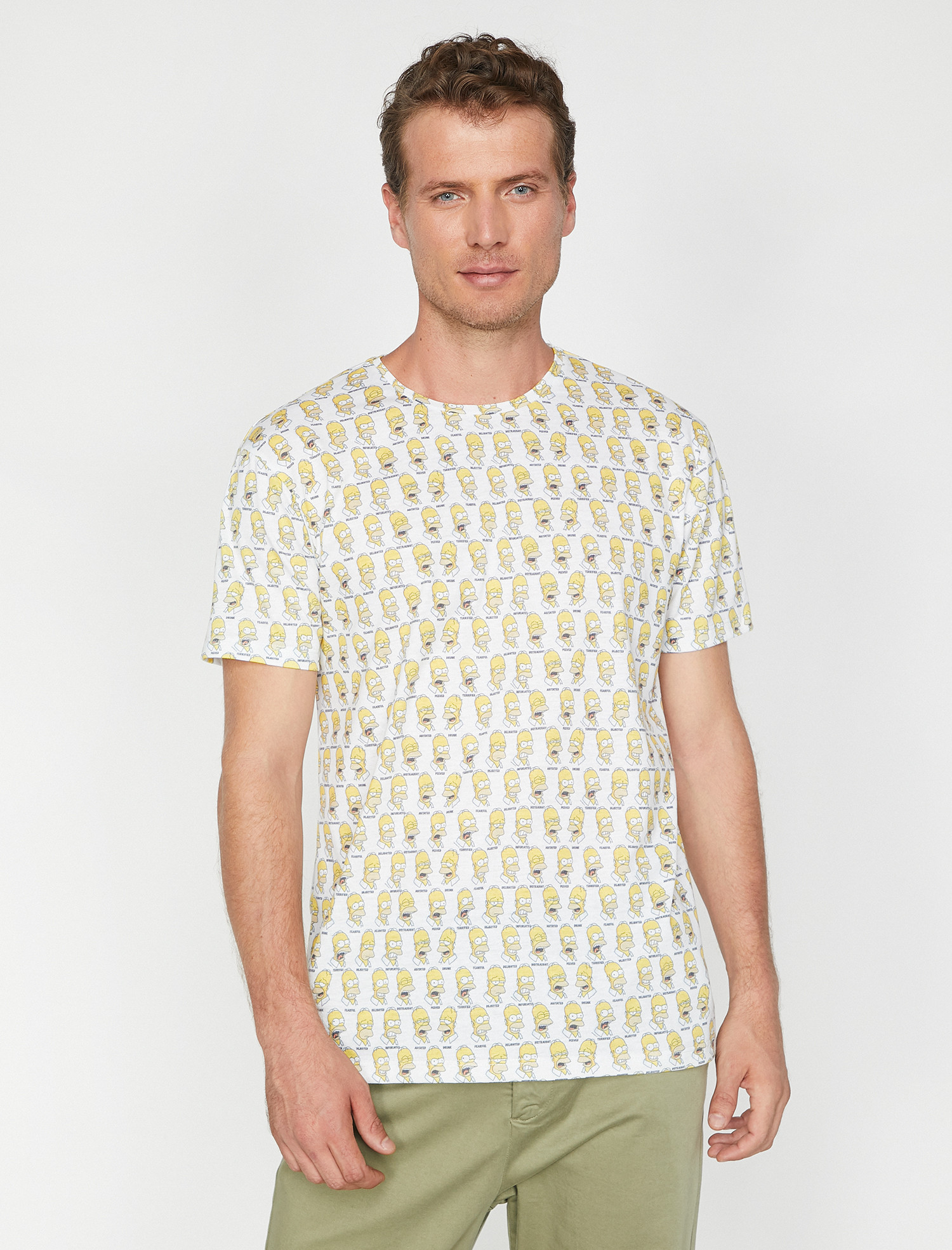

Футболка Koton 0KAM11802CK-05U M White Design