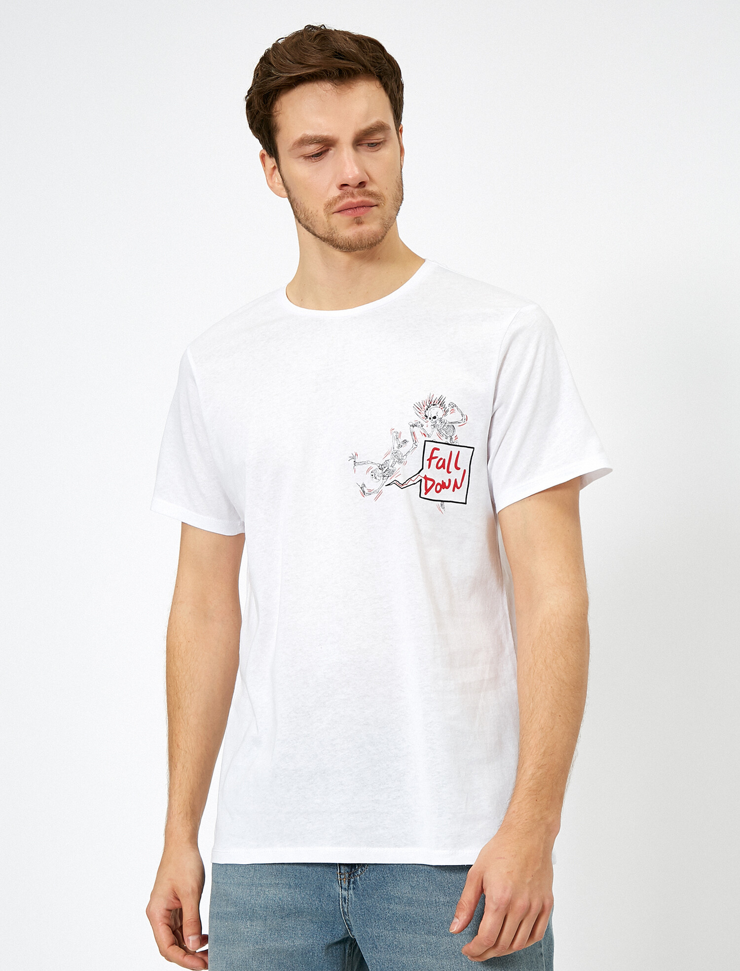 

Футболка Koton 0YAM14103OK-000 S White