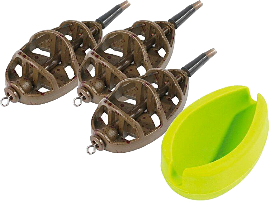 

Набор кормушек Mikado Method-Feeder Fortis Set L 3+1 с формой для наполнения 25-35-45 г (AMFF3L-SET)