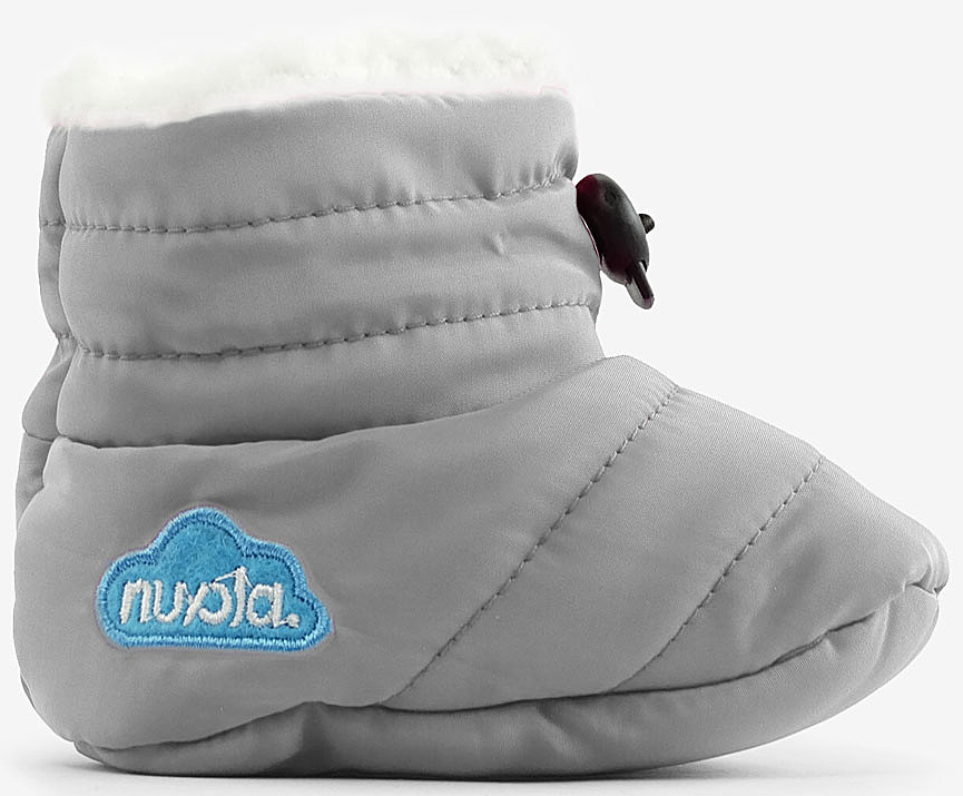 Акция на Пинетки Nuvola Baby Classic 9904-001-3000 L 12 см Grey (8595662667149) от Rozetka UA