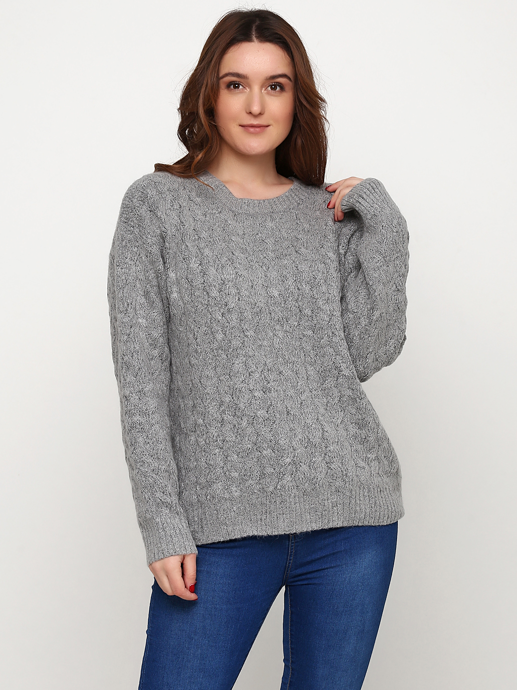 

Свитер H&M 715047426 L Серый