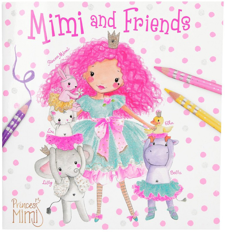 

Книжка-раскраска Motto Princess Mimi (410623) (4010070412289)