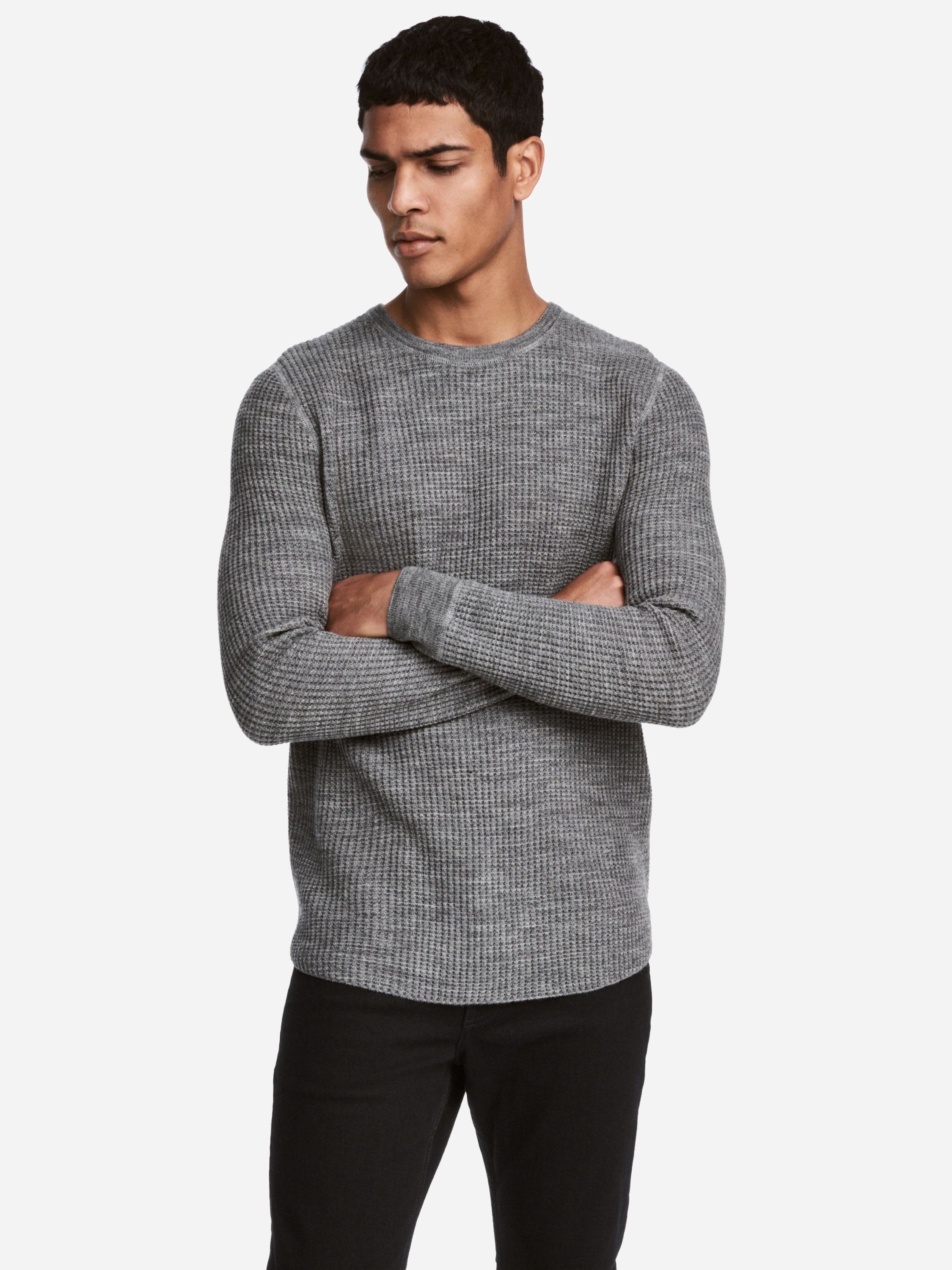 

Джемпер H&M 5467306 S Серый меланж