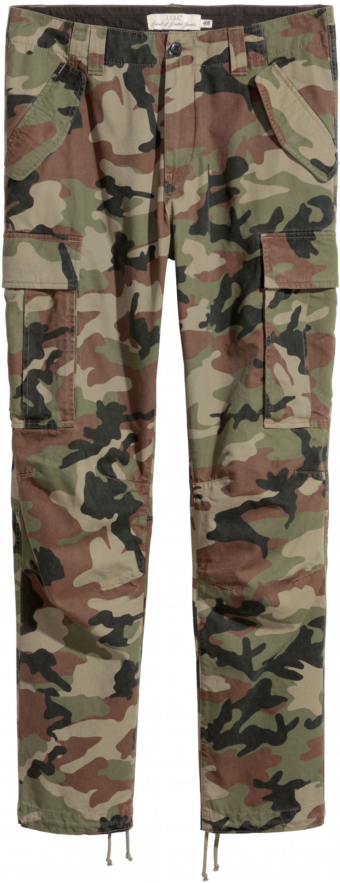 

Брюки H&M 2190756 29 Зеленые хаки