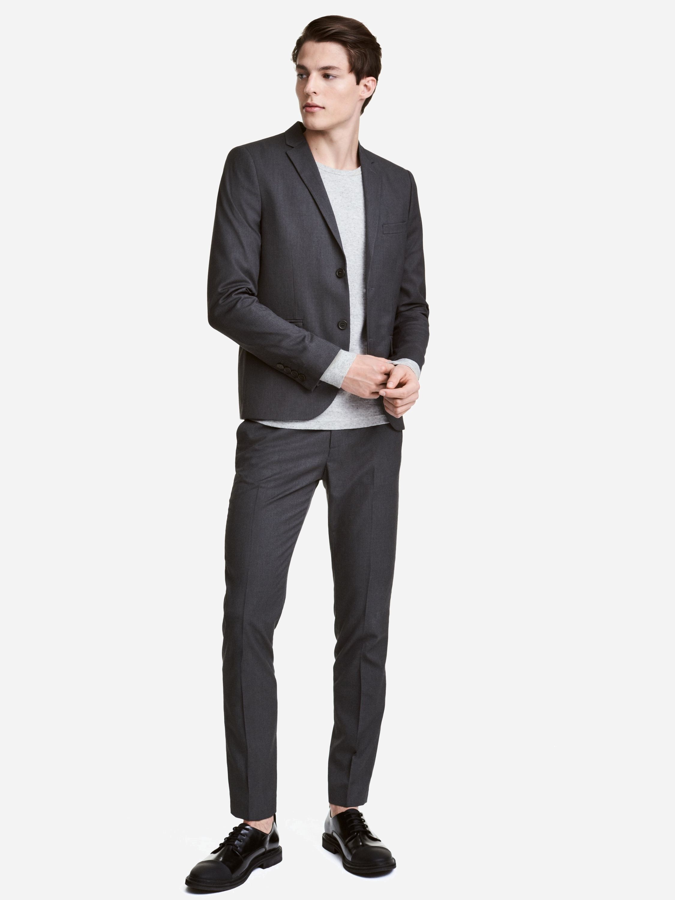 

Брюки H&M 3917506 46 Темно-серые