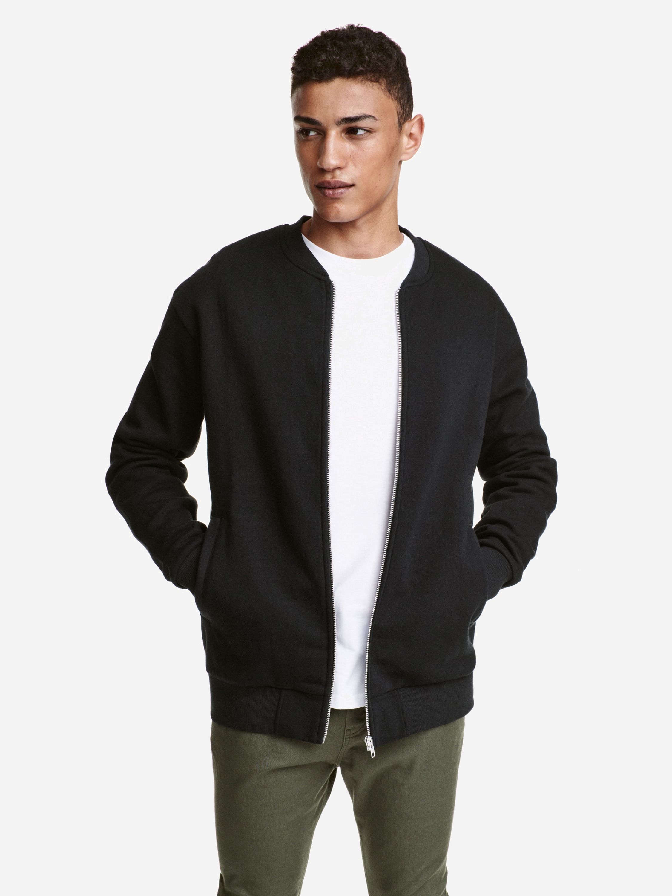

Бомбер H&M 4105984 XL Черный