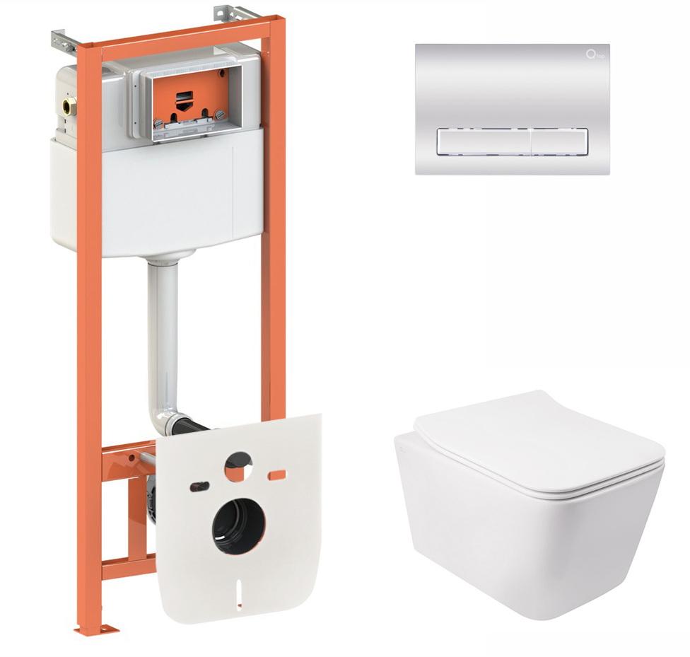 

Инсталляция QTAP Nest QT0133M425 с панелью смыва QT0111M08381CRM + унитаз Crow QT05335170W с сиденьем Soft Close дюропласт
