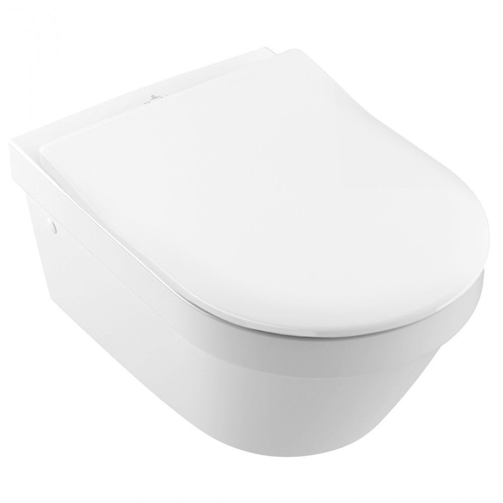 

Унитаз подвесной VILLEROY & BOCH Architectura DirectFlush 4694R001 c сиденьем SlimSeat Soft Close 9M70S101