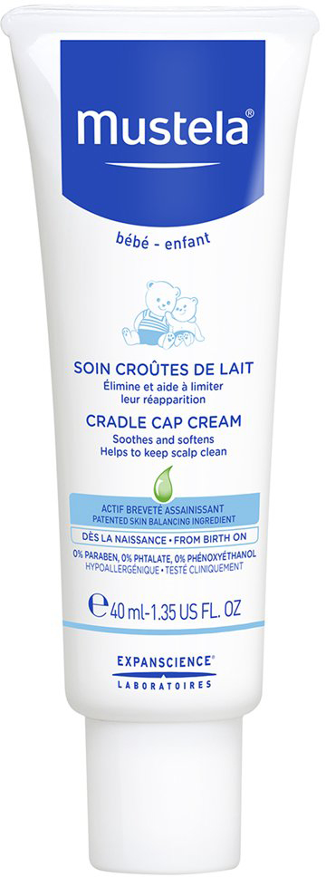 Крем Mustela Bebe от себорейных корочек 40 мл (3504105034412)