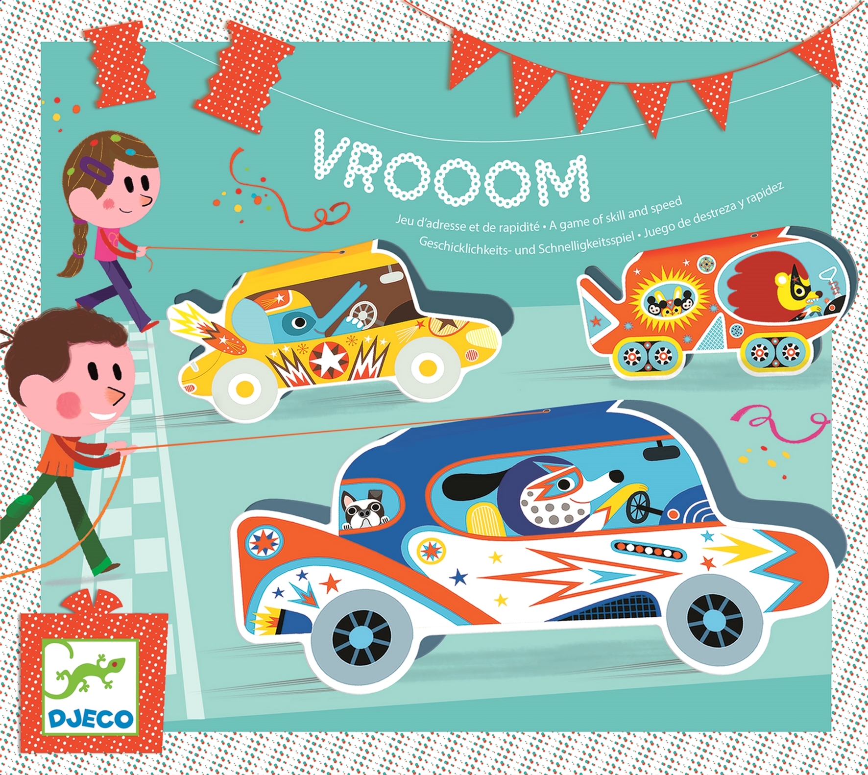 

Настольная игра для праздника Djeco Vroom (3070900020931)