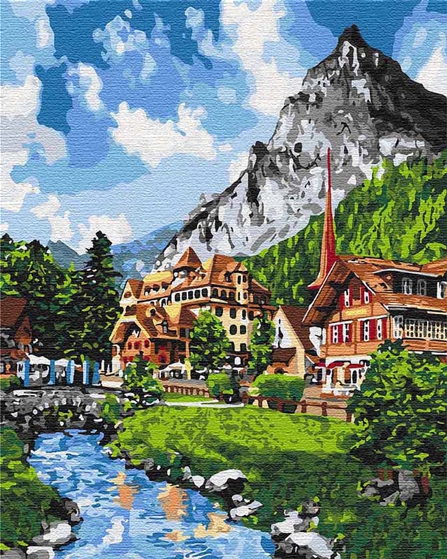 

Картина для рисования по номерам Идейка Незабываемый вид 40x50 см (в коробке) (КН2272)