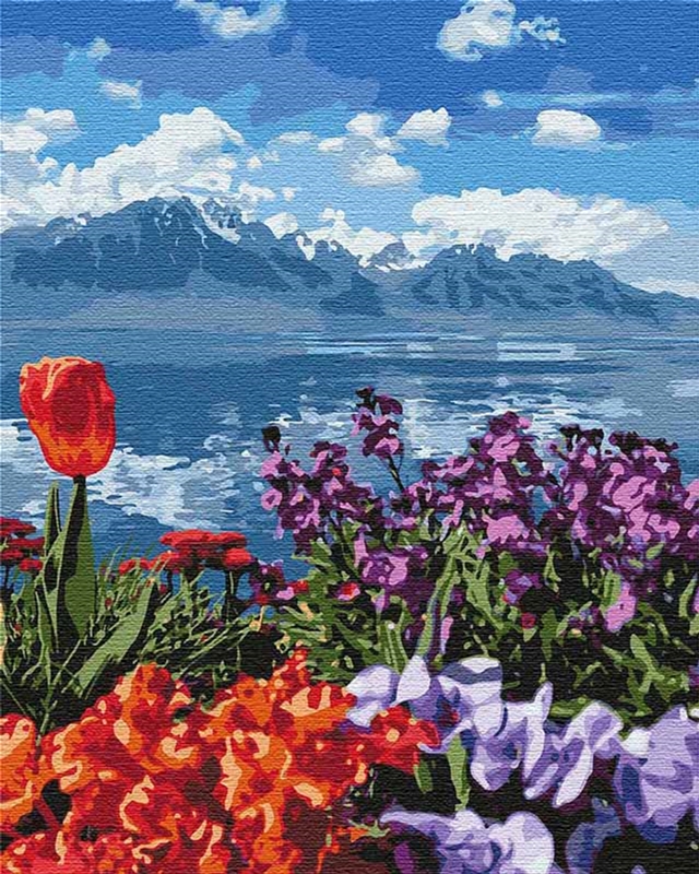 

Картина для рисования по номерам Идейка Цветочный рай 40x50 см (в коробке) (КН2278)