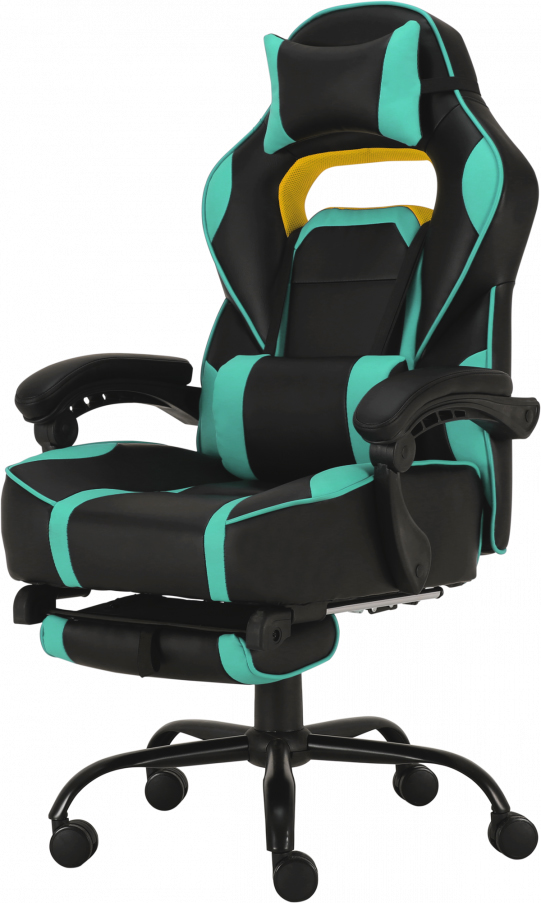 

Кресло для геймеров GT RACER X-2748 Black/Mint