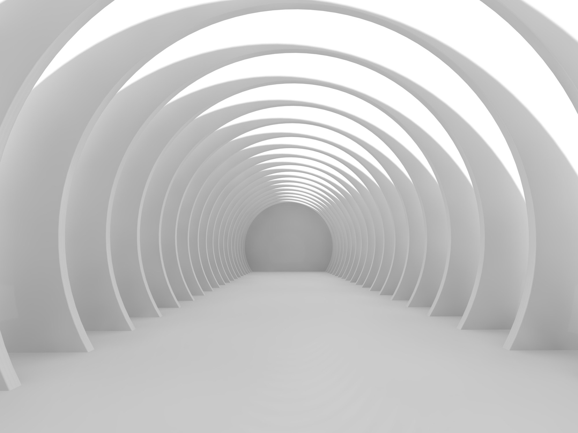 

Фотообои 3D 'Белый тоннель' (3400) , Фреска