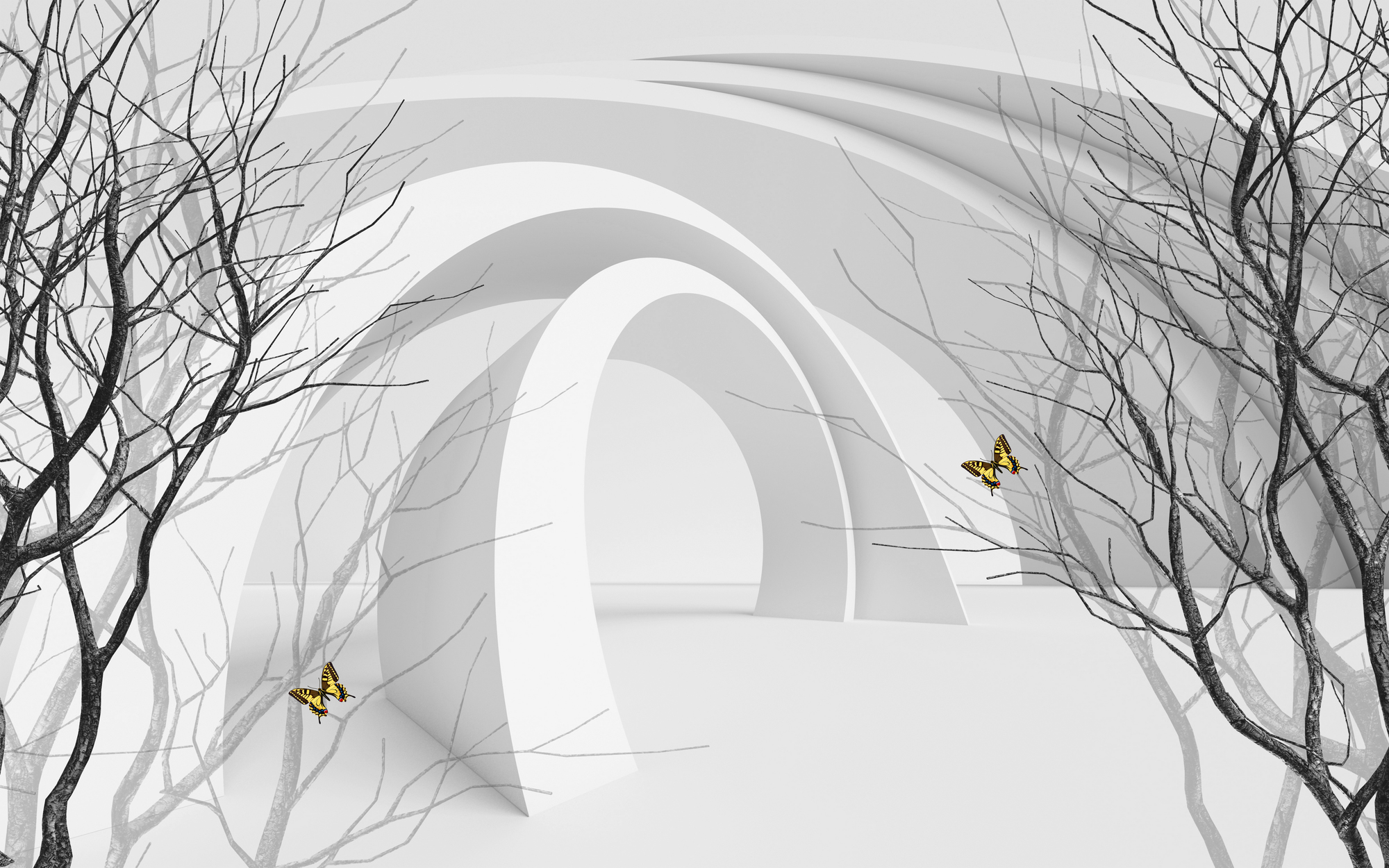

Фотообои 3D ' 3D пространство' (4393) , Живопись