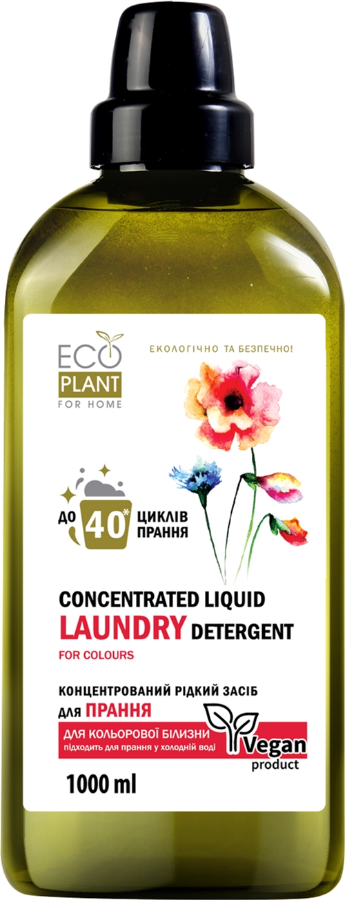

Концентрированное средство для стирки EcoPlant for Home Color 1 л