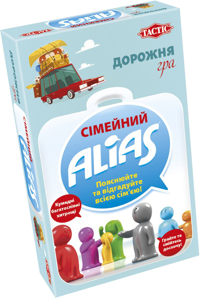 

Настольная игра Tactic Семейный Элиас дорожная версия укр. (58111) (6416739581118)