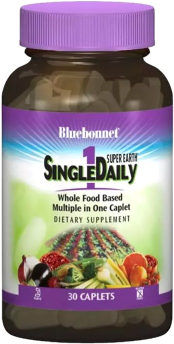 

Мультивитамины Bluebonnet Nutrition с железом Single Daily 30 капсул (743715001176)