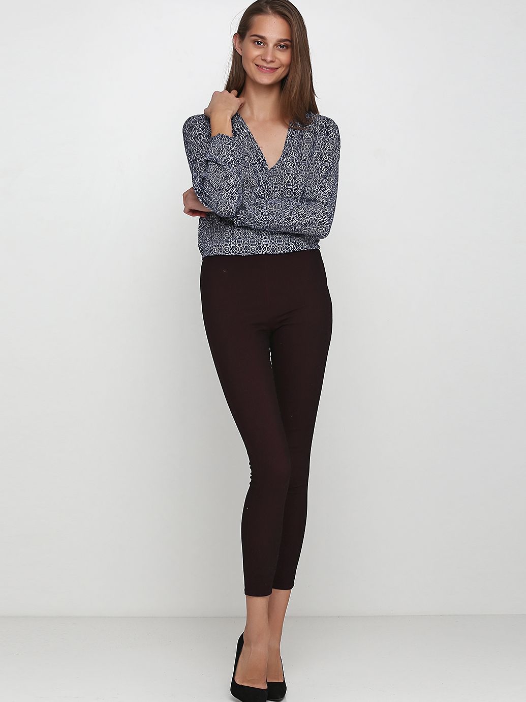 

Леггинсы H&M 3049464 32 Сливовые