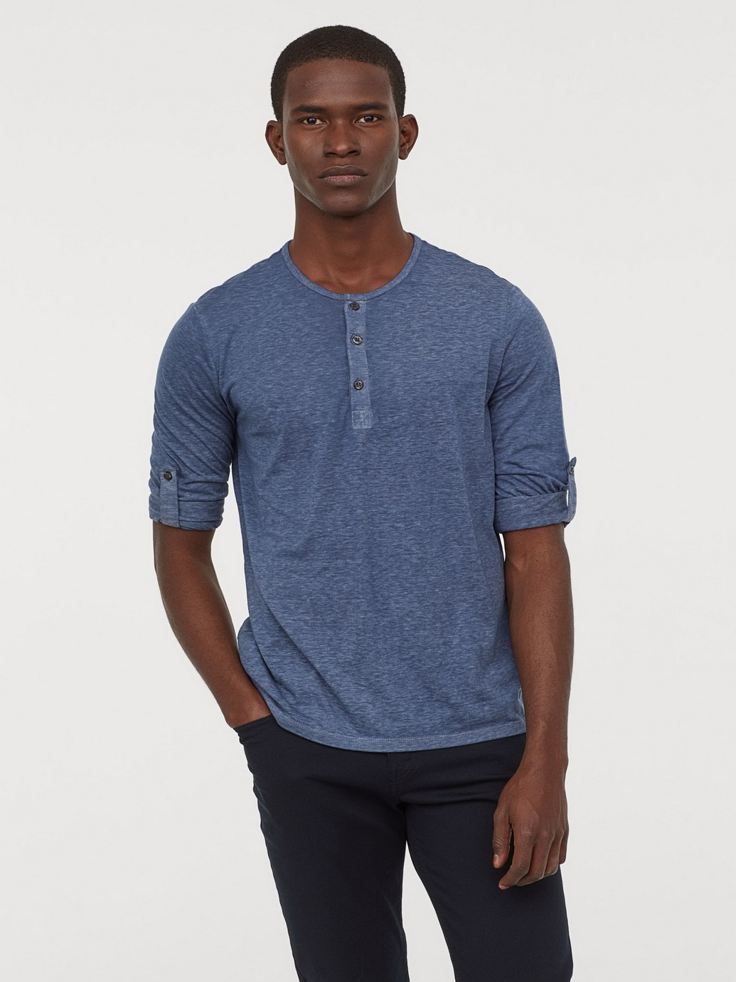

Лонгслив H&M 0715862-9 L Синий