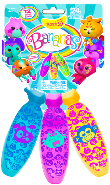

Игрушка Bananas Ветка бананов цветных 3 шт в ассортименте (ВВ30500)