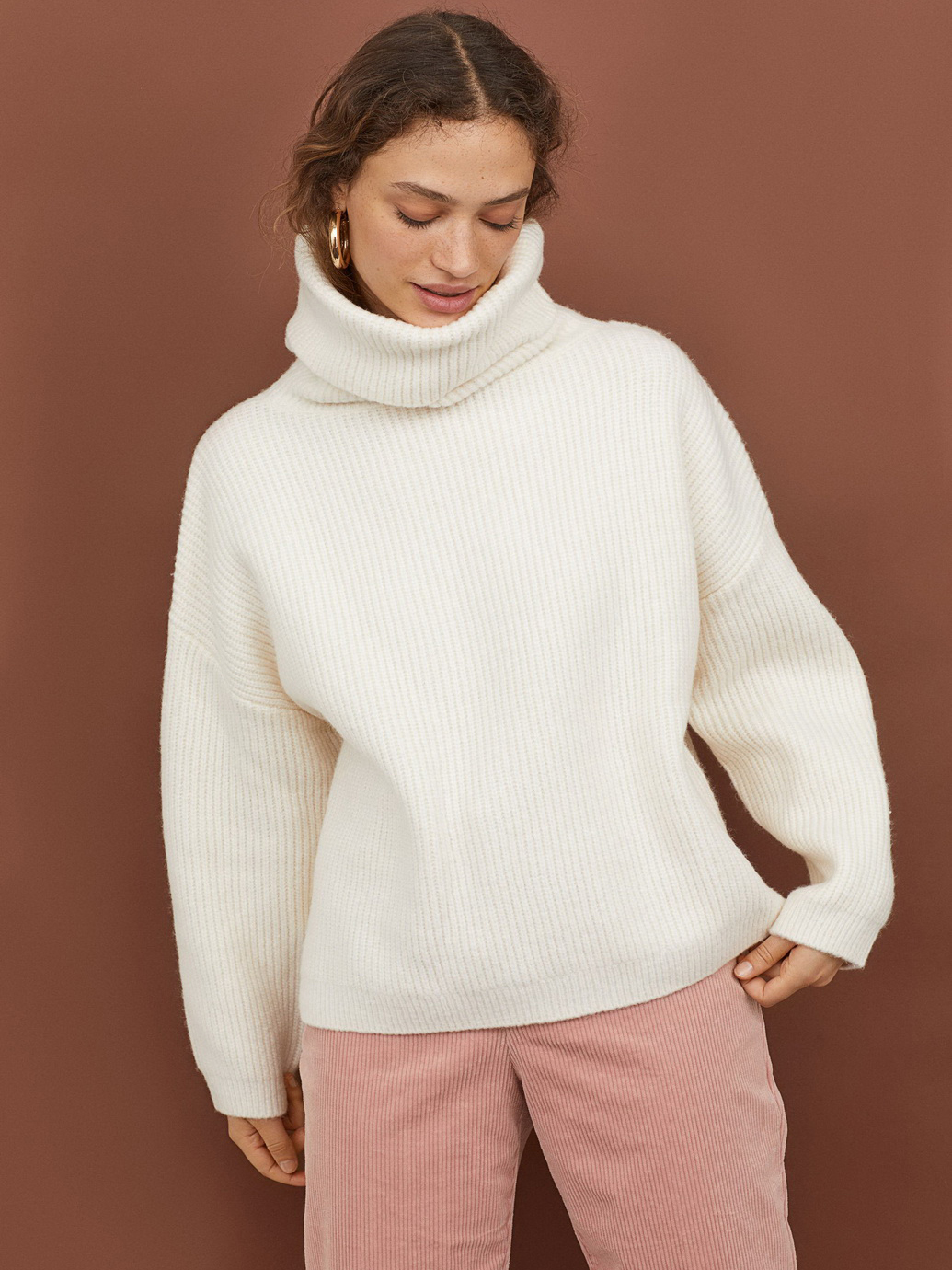 

Свитер H& 0663016-8  Кремовый, Свитер H&M 0663016-8 M Кремовый