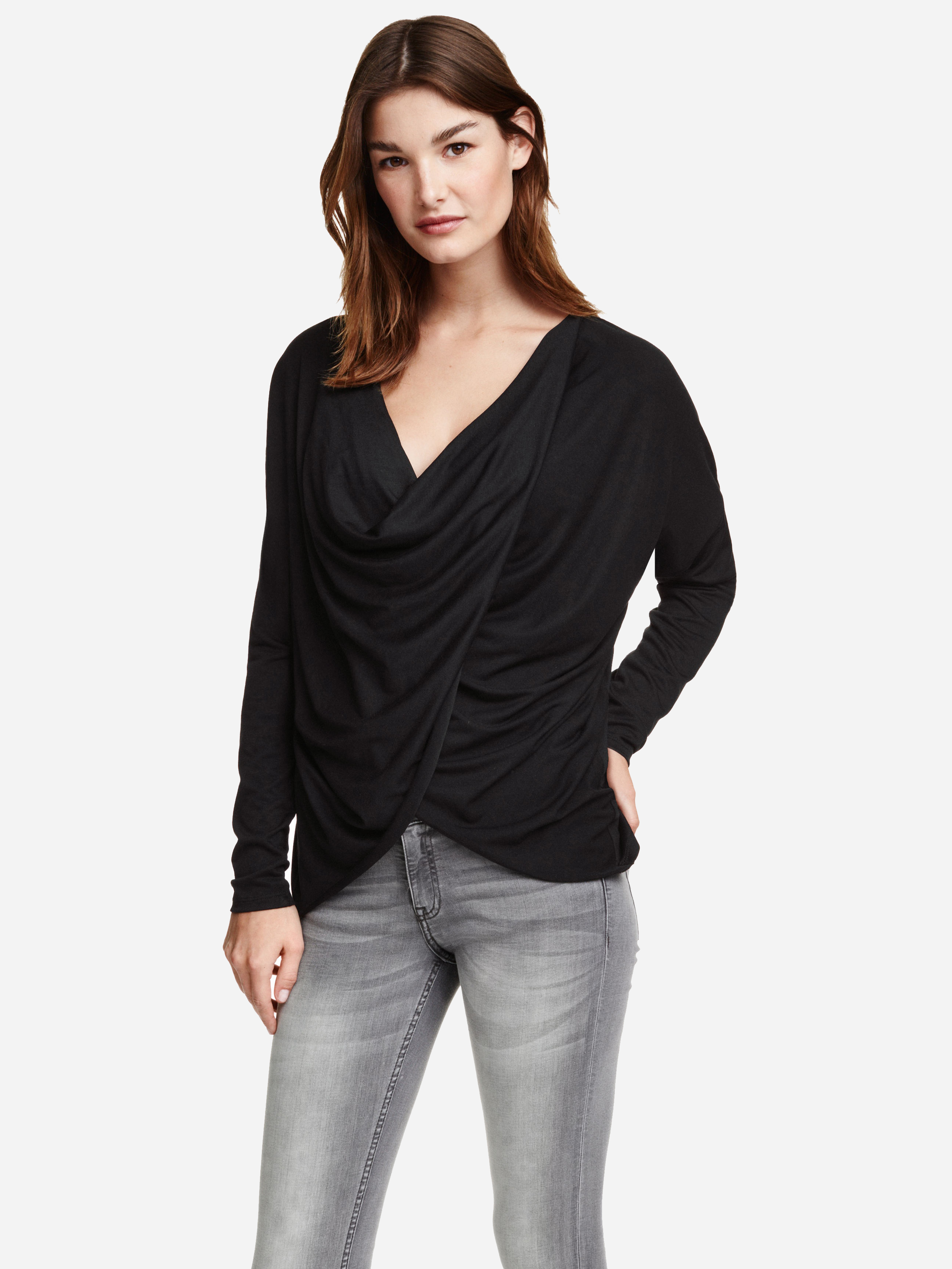 

Блузка H&M 3305123 XS Черная
