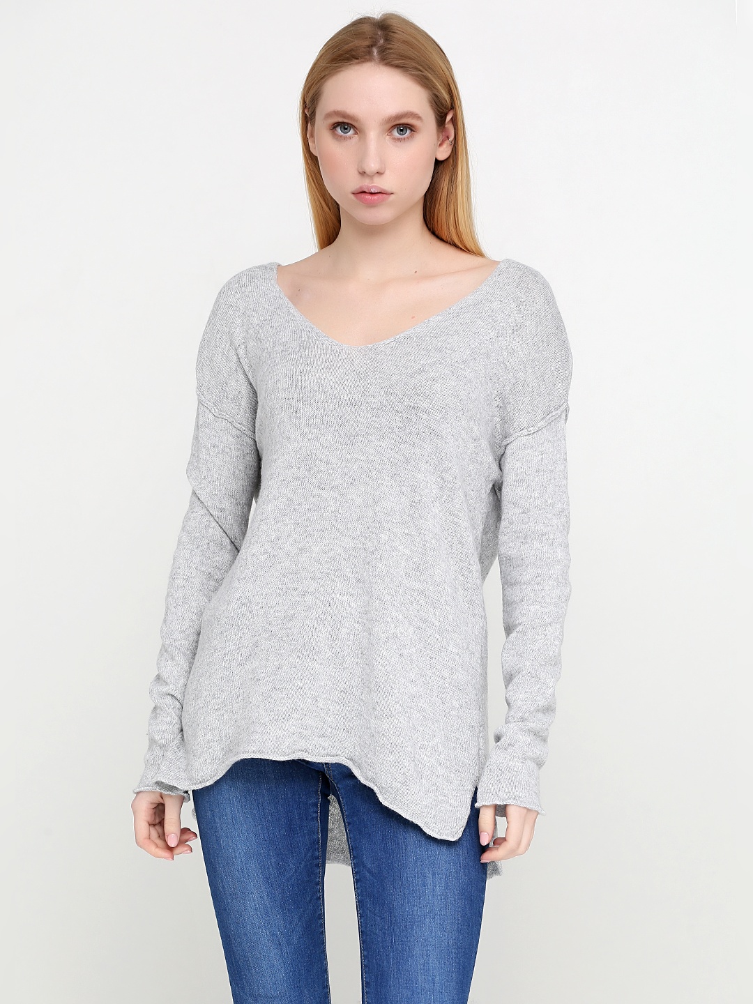 

Пуловер H&M 4206264 L Светло-серый