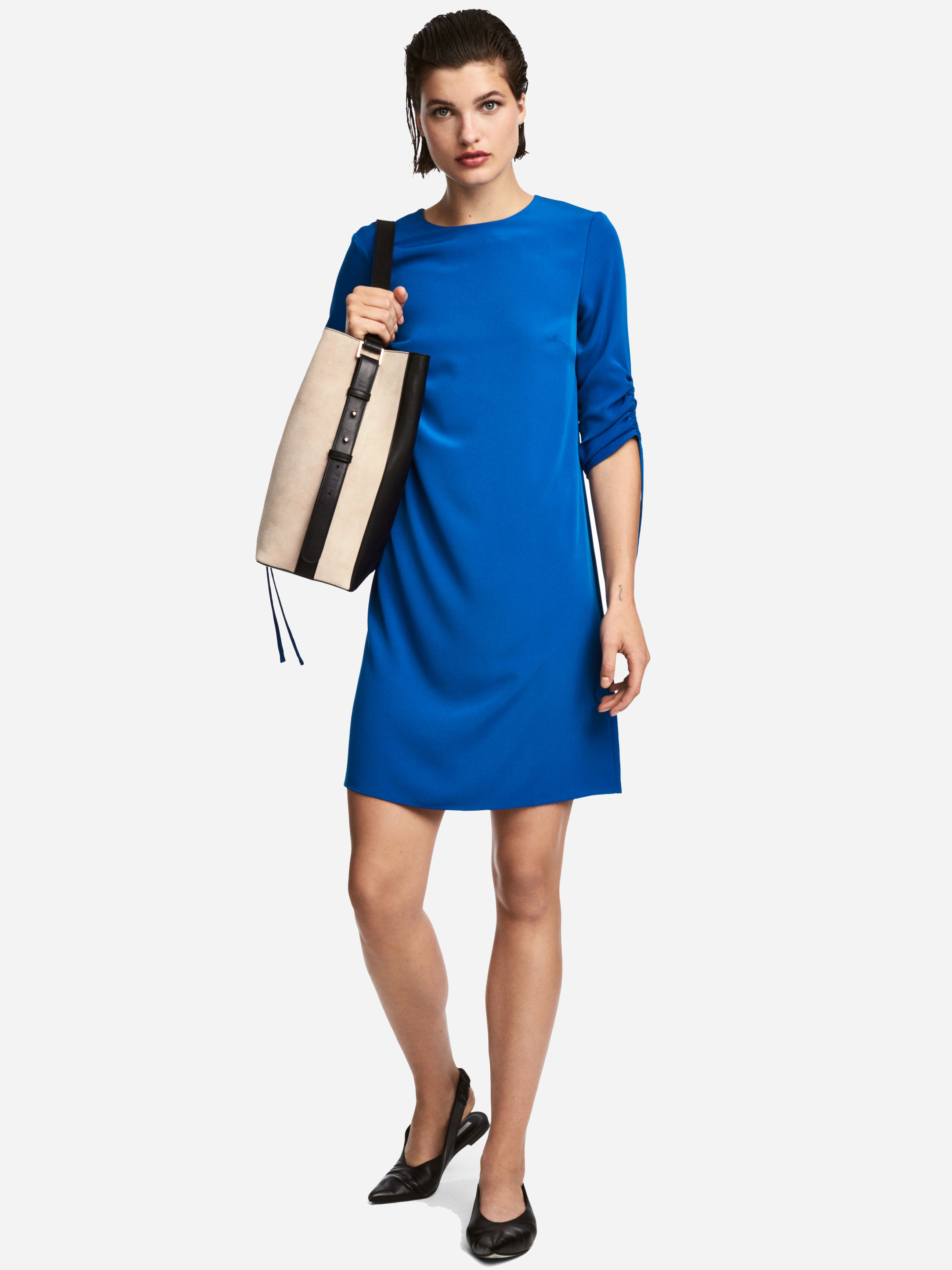

Платье H&M 5243076 36 Васильковое