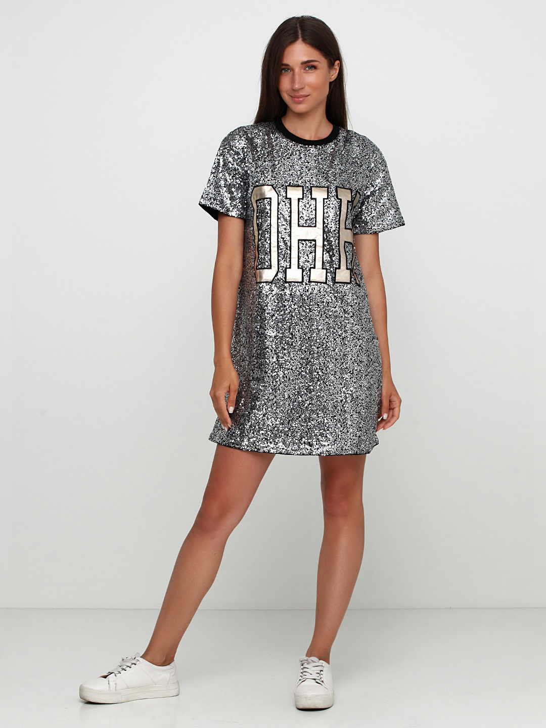 

Платье H&M 5509916 36 Серебристое