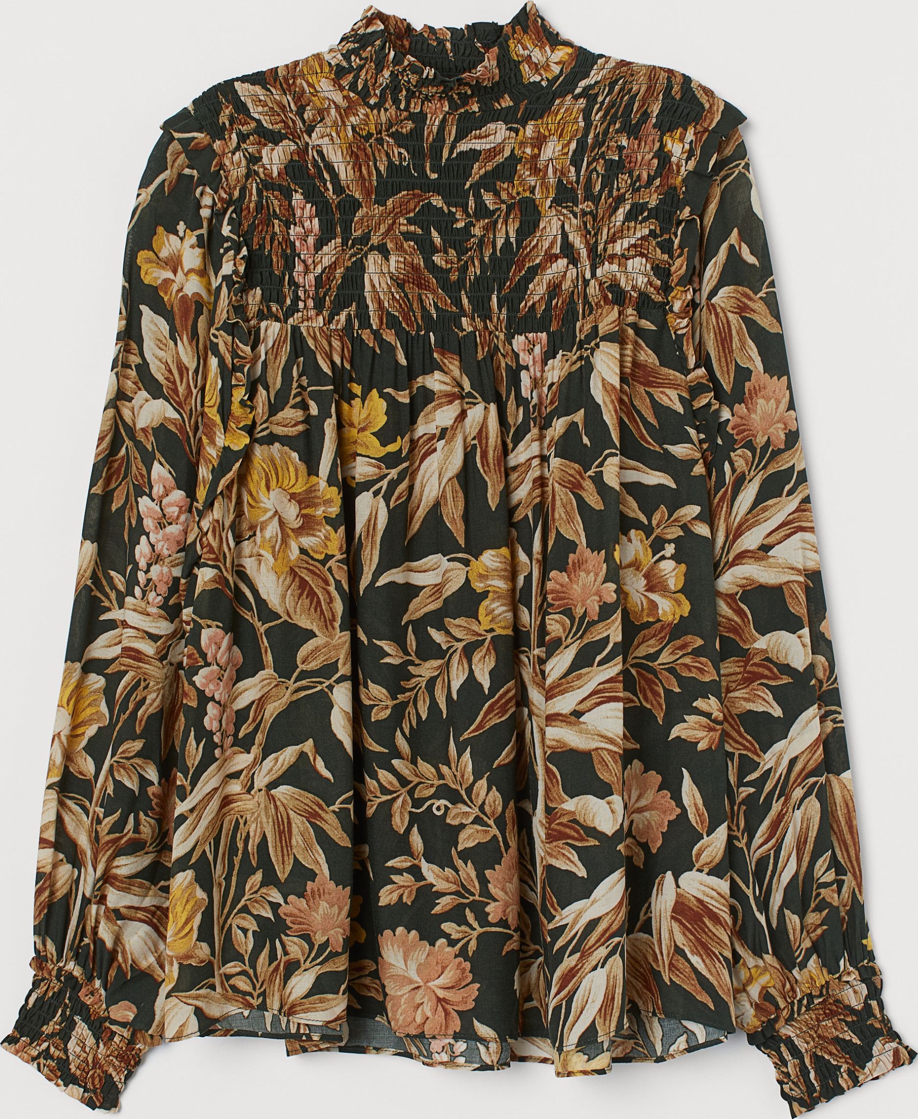 

Блузка H&M 7971640 32 Темно-зеленая