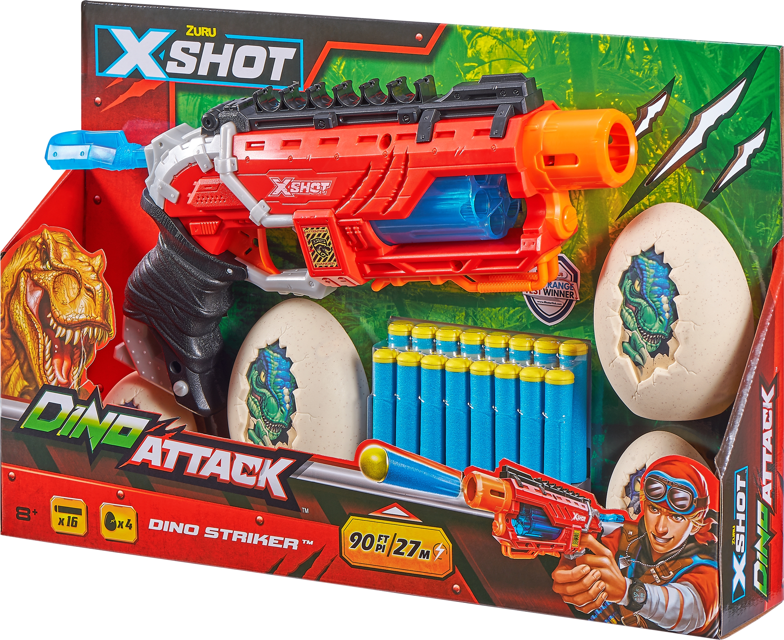 

Скорострельный бластер Zuru X-Shot Dino Striker (193052021021)